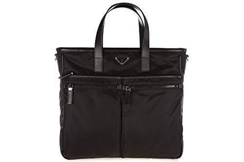 Nylon And Trim Tote Black