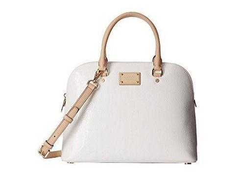 Cindy Large Dome Satchel White