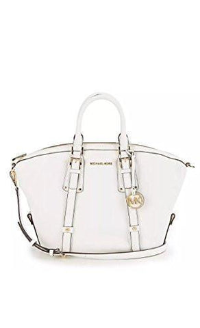 Bedford Belted Satchel Bag Optic White