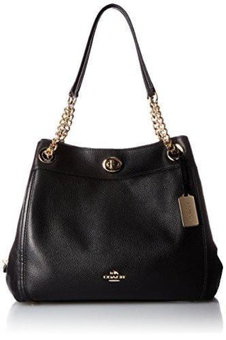 Turnlock Edie Liblack Shoulder Bag