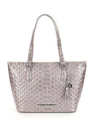 Meduim Asher Tote Silver