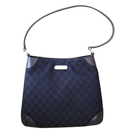 Brown Denim Hobo Handbag Shoulder Bag
