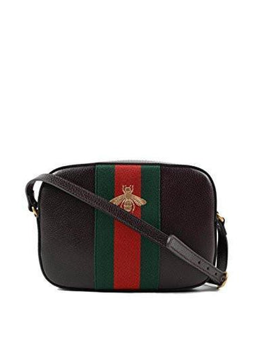 Linea G2 Camera Crossbody Black Bee Bag Calf Stripe