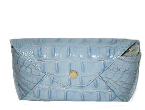 Crocodile Semi Hard Eyeglass Case French Blue Melbourne