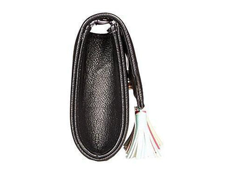 Katie Tassel Shoulder Bag Black Handbag