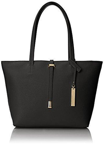 Leila Small Tote Top Handle Bag Black