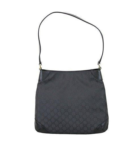 Nylon Black Hobo Handbag Shoulder Bag