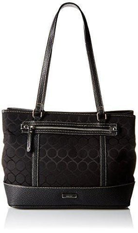 Jacquard Tote Black