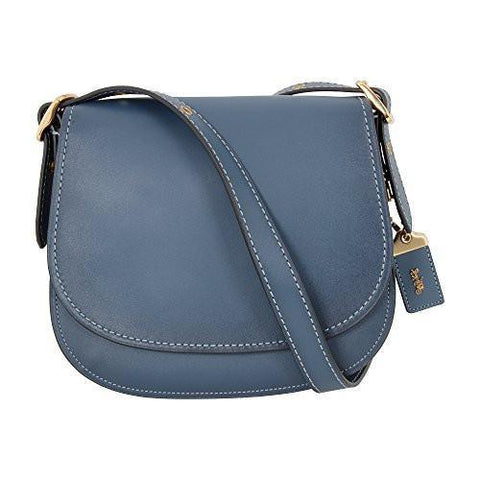 Dark Denim Small Ladies Saddle Handbag