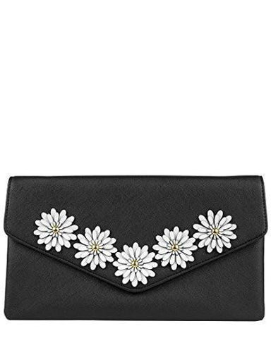 Arielle Floral Applique Large Envelope Clutch
