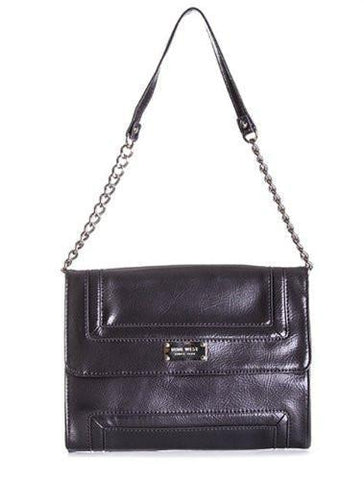 Like A Lady PVC Clutch Gunmetal