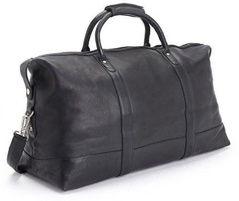 Royce Luxury Duffel Bag Luggage In Handcrafted Colombian Black