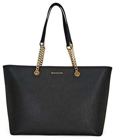 Chain Travel Tote Black