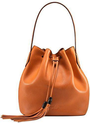 Lady Tassel Mandarin Bucket Bag