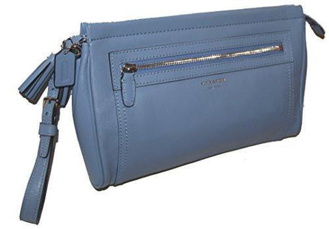 Legacy Large Clutch Wristlet Chambray Makeup Travel Case
