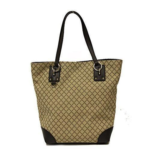 Diamante Canvas And Medium Business Portfolio Tote Bag