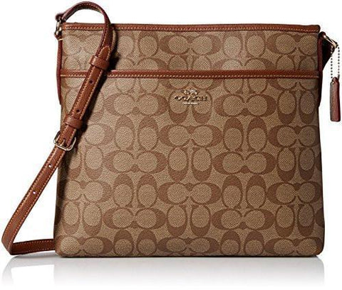 PVC File Bag Khaki Saddle