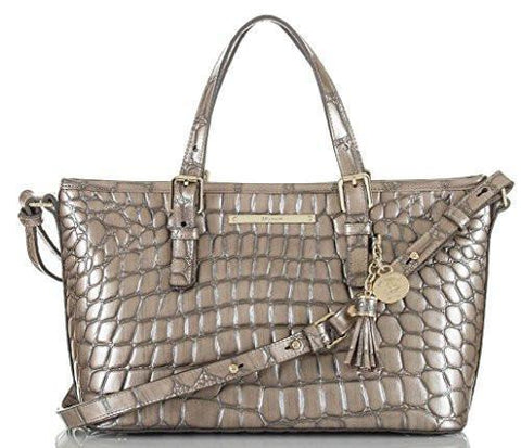 Mini Asher Genuine Satchel Taupe