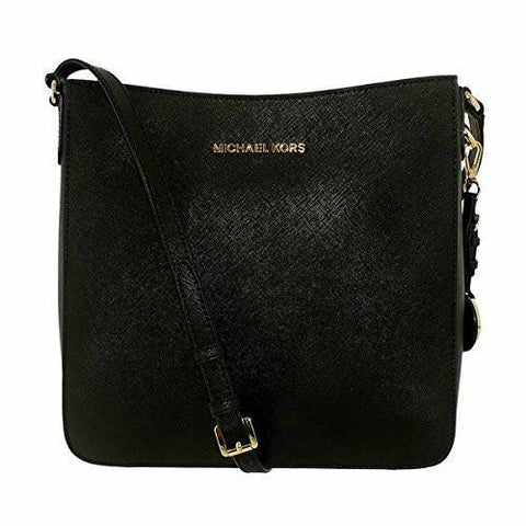 Jet Set Large Messenger Bag Black