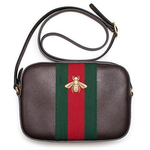 Brown Bee Crossbody Messenger Bag Winter