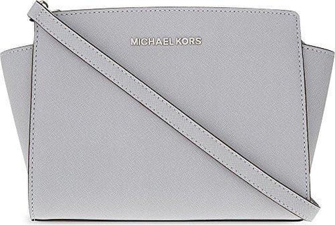 Elma Medium Saffiano Messenger Dove