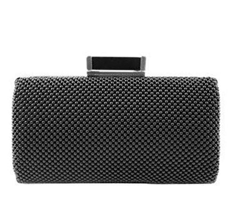 Tiffany Ball Mesh Minaudiere Black Handbag