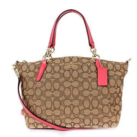 Outline Small Kelsey Shoulder Bag Khakistrawberry