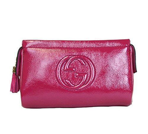Cosmetic Case Tassel Soho Clutch Bag Fuchsia