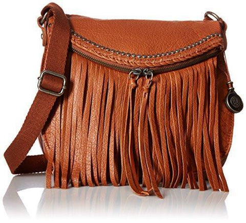 Silverlake Crossbody Bag Tobacco Fringe