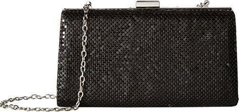 Claire Mesh Minaudiere Black Handbag