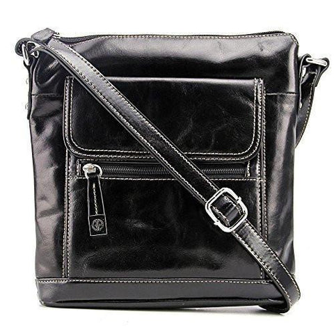 Glazed Xbody Handbagpurse ~ Black In Color