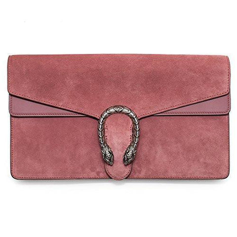 Dionysus Winter Red Orange Suede Shoulder Bag