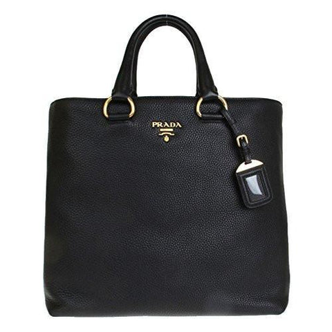 Daino Textured Shopping Tote Bag Bn2865 Nero Black