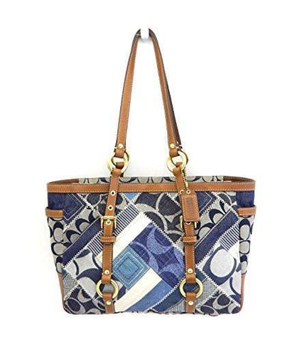 Denim Patchwork Gallery Tote Rare
