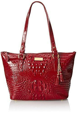 Medium Asher Tote Bag Carmine Red