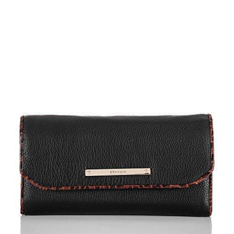 Soft Checkbook Wallet Black Nepal