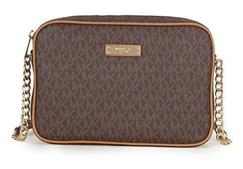 Jet Set Large Crossbody Bag Brown Os