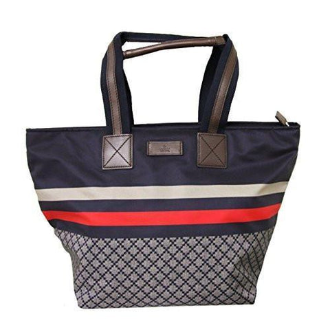 Blue Medium Diamante Tote Travel Bag