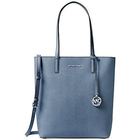 Hayley Large North South Top Zip Tote Denim