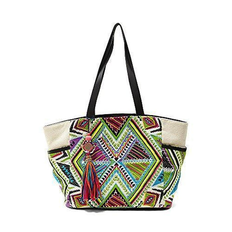 Steven By Domingo Embroidered Tote Bag