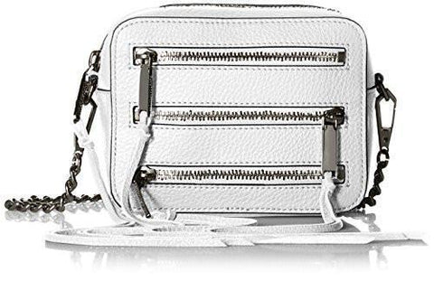 4 Zip Moto Camera Bag Optic White