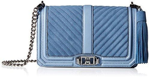 Love Crossbody With Tassel Dusty Blue