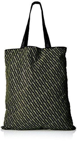 Nylon Packable Shopping Bag Black