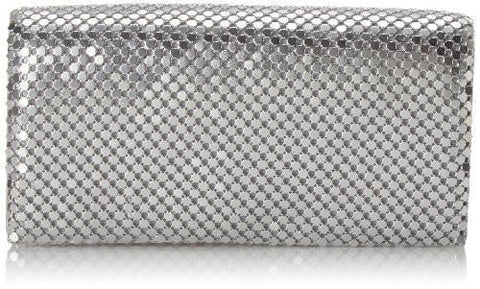 Metal Mesh Roll Evening Bagsilverone Size
