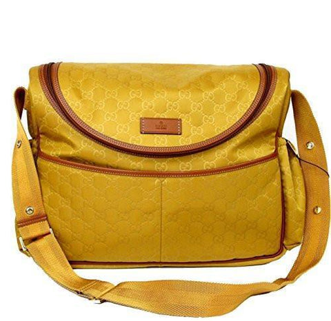 Yellow Nylon Diaper Bag Baby Bag