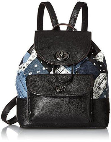 Canyon Quilt Denim Mini Rucksack Dkdenim Skull Print