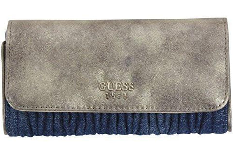 Keegan Denim Slim Clutch Trifold Wallet