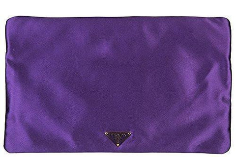 Clutch Handbag Bag Purse Satin Purple