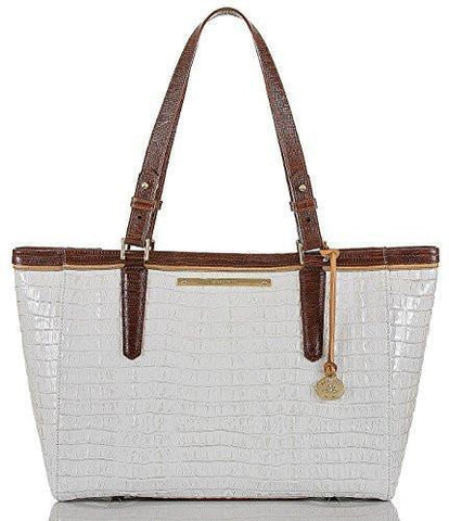 Macaroon Tri Texture Collection Medium Arno Crocoembossed Tote