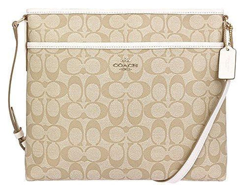 File Bag Crossbody Handbag Light Gold
